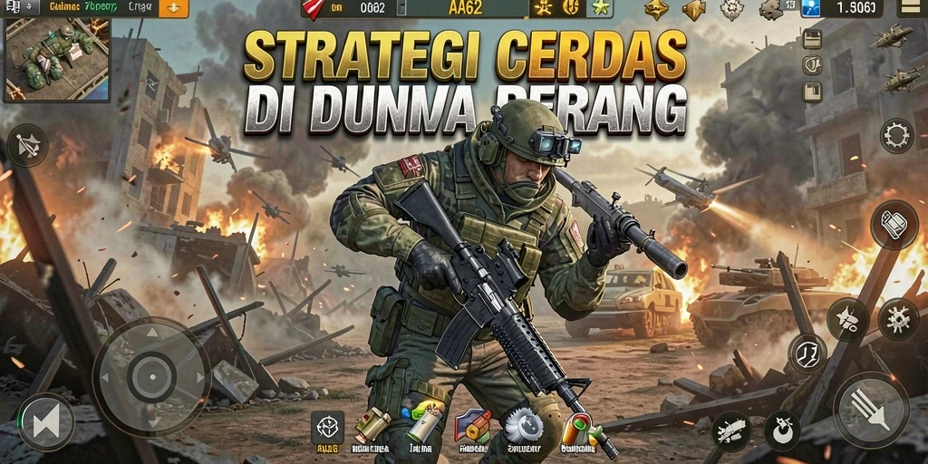 Tampilan gameplay menegangkan di AA62 dengan taktik strategis.