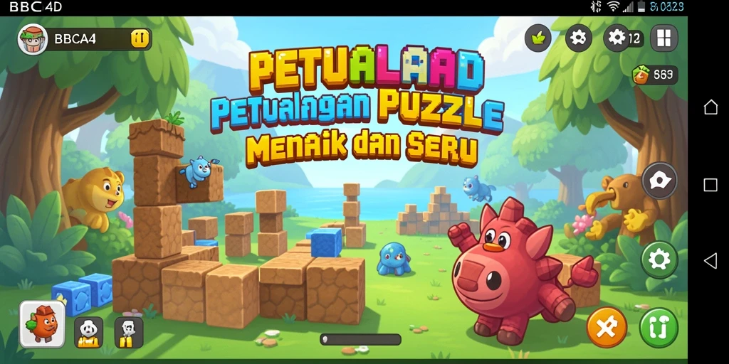 Tampilan gameplay BBCA4D yang menantang dan menyenangkan.