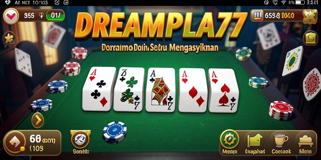 Tampilan gameplay seru di DREAMPLAY77 dengan grafis menarik.