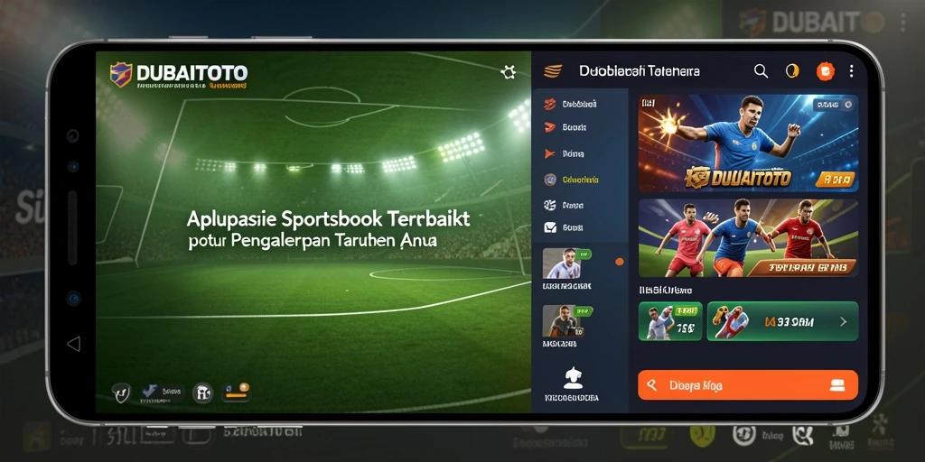 Tampilan gameplay DUBAITOTO dengan berbagai pilihan taruhan olahraga.