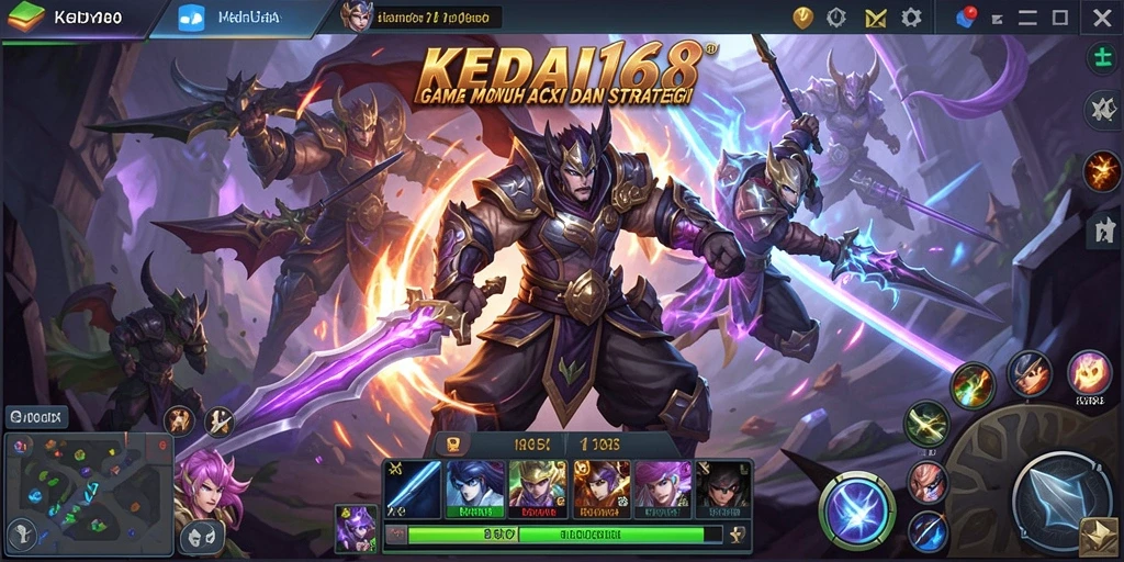 Tampilan gameplay KEDAI168 yang seru dan menarik