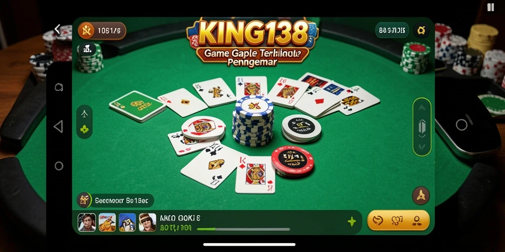 Tampilan gameplay Gaple yang menarik dan interaktif.