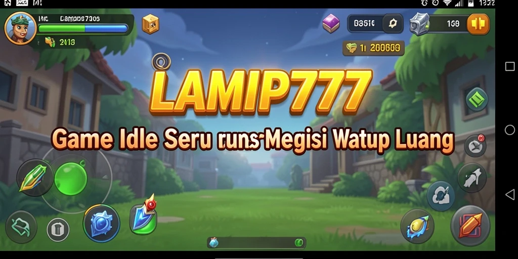 Screenshot dari gameplay LAMPU777 yang menunjukkan aksi Idle yang seru.