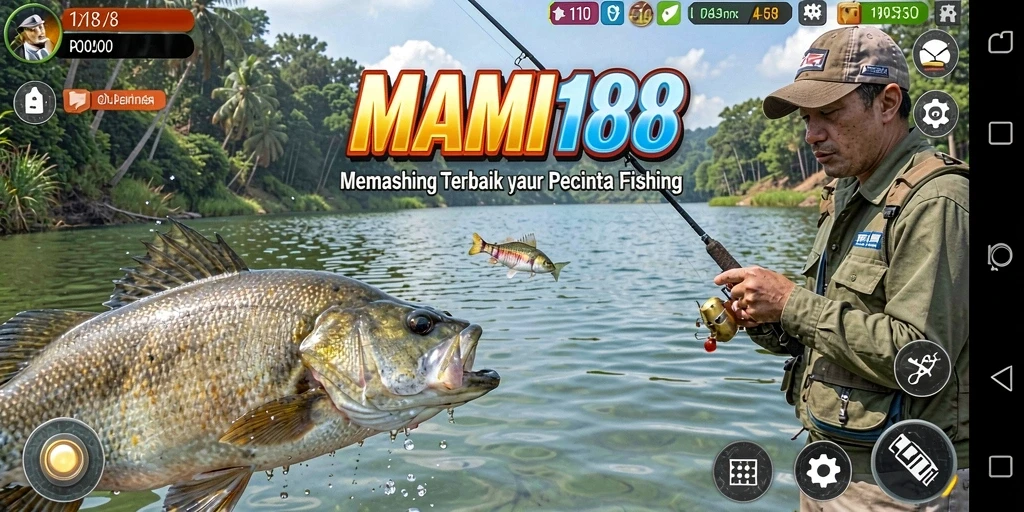 Tampilan gameplay MAMI188 yang menampilkan pengalaman memancing nyata.