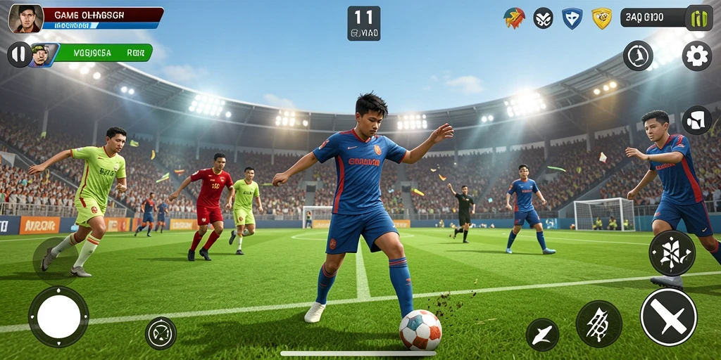 Screenshot utama MPO303 menampilkan aksi seru dalam pertandingan olahraga.