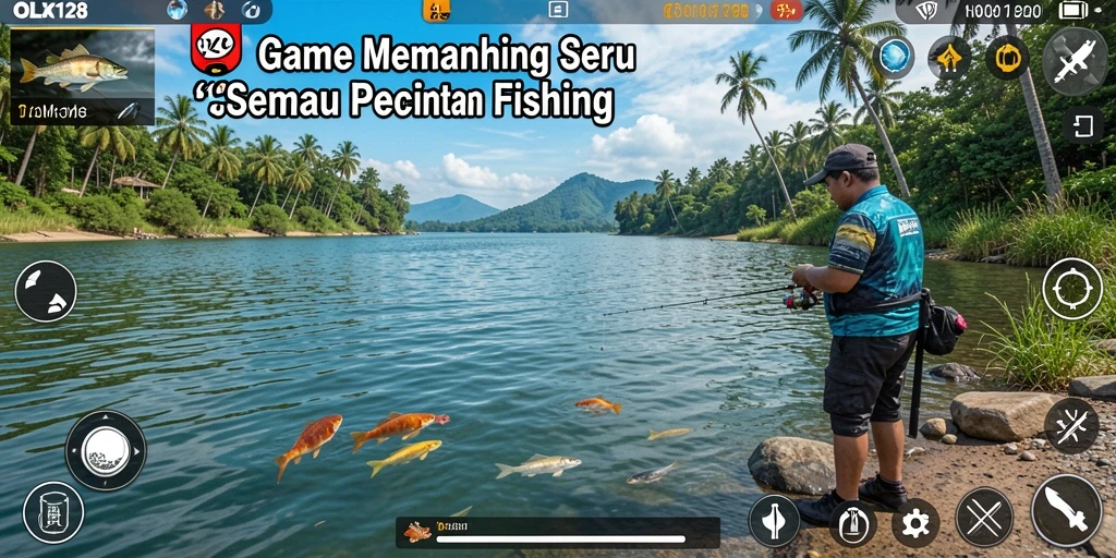 Gambar tangkapan ikan menggunakan teknik memancing di OLX128.