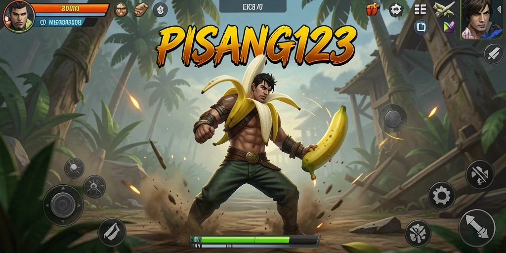Screenshot gameplay PISANG123 dengan aksi pertarungan yang seru.