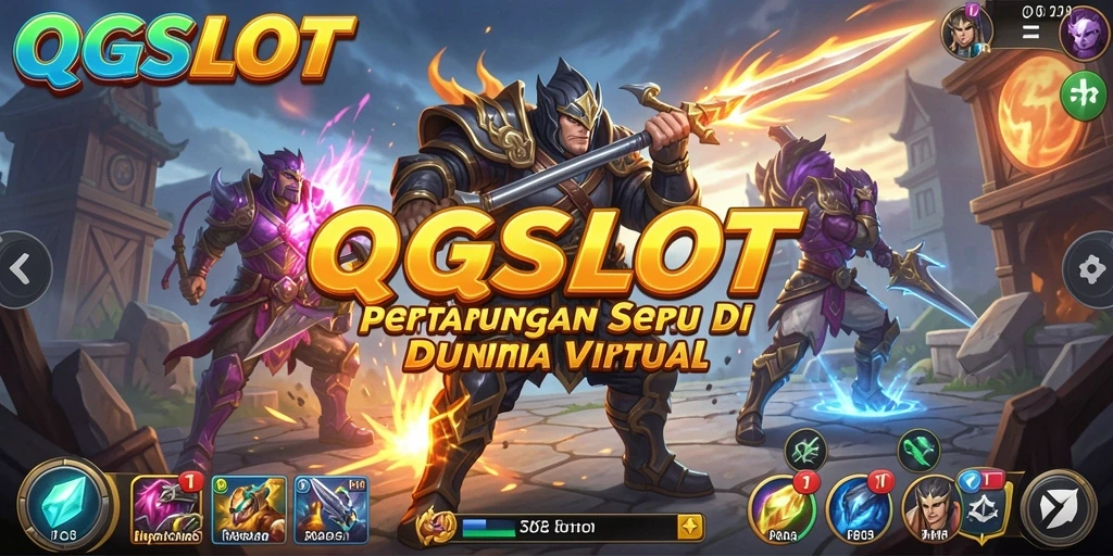 Tampilan menarik dari gameplay pertarungan di QQSLOT.