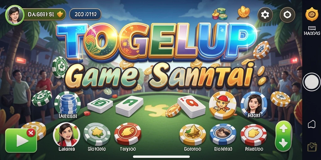 Gameplay TOGELUP yang menghibur dan penuh warna.